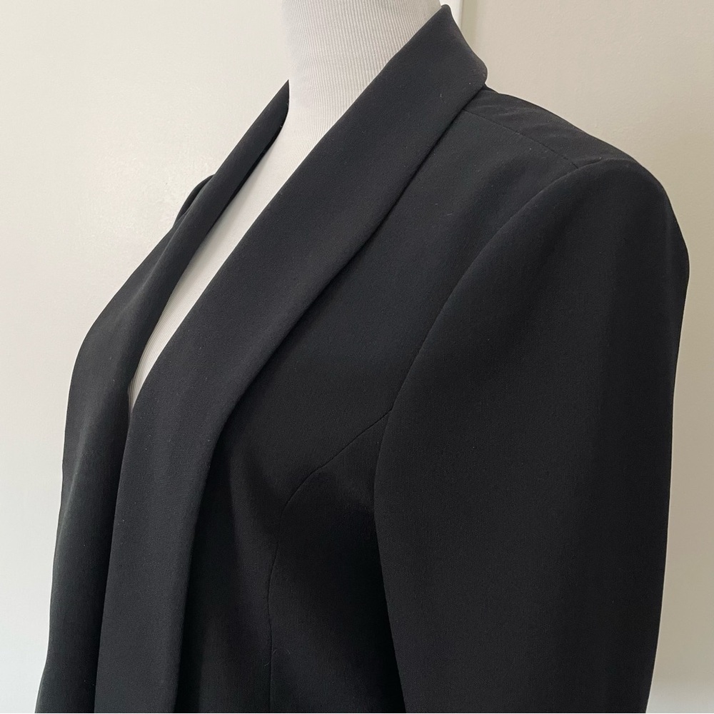 Black Label by Evan-Picone Womens Regular Fit Suit Jacket Black Size 14 - Picture 8 of 13